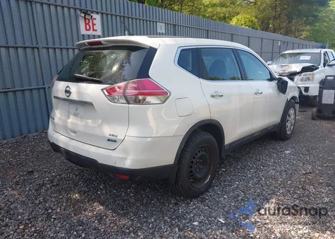 2014 Nissan Rogue S из США, поврежденный, VIN 5N1AT2MVXEC834355